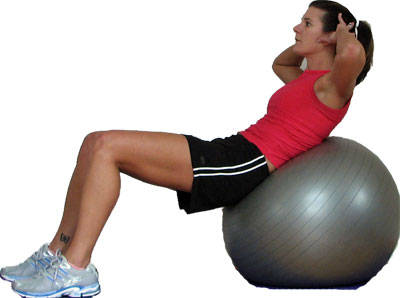 Abdominal Exercise Instructions: How to Perform Ball Crunch