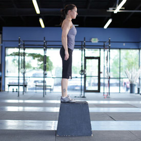 Hamstring Exercise Instructions: How to Perform the Front Box Jump