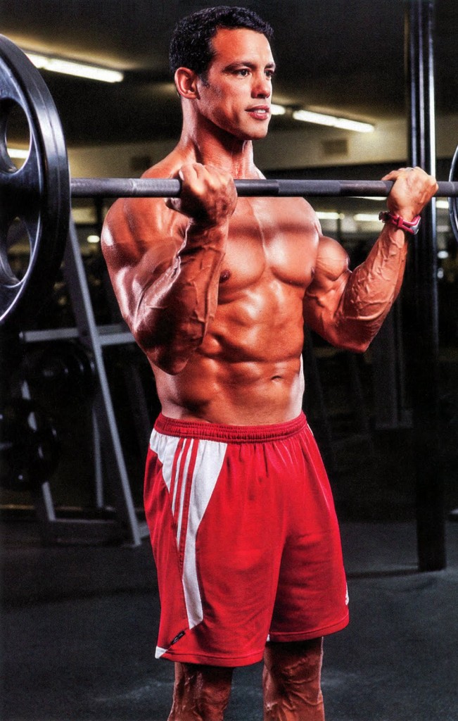 Barbell Curl wide Grip