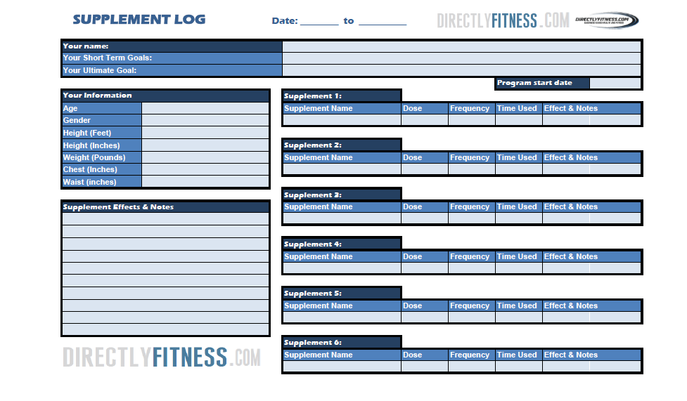 nutrtion log